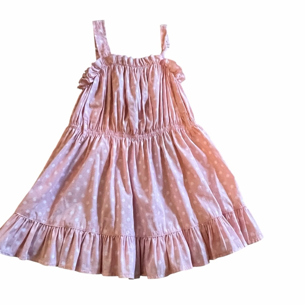 Matilda Jane Pink Polka Dot Ruffle top